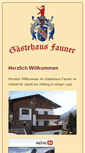 Mobile Screenshot of haus-fauner.com